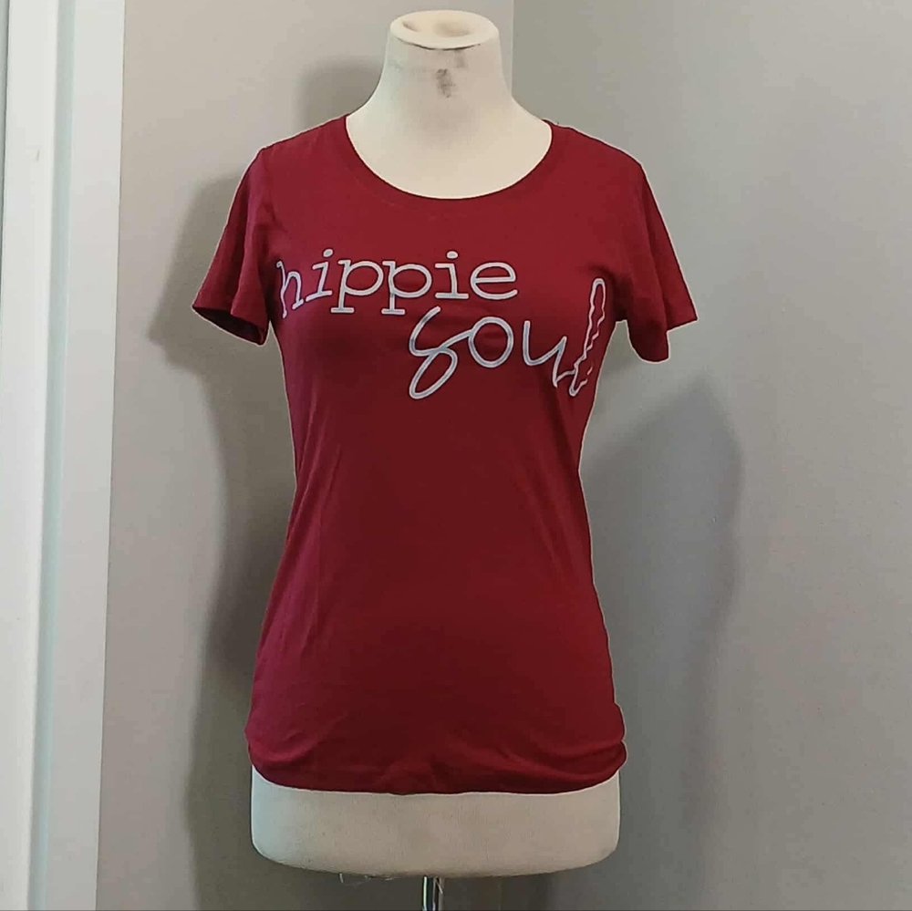 #41 Next Level Apparel Maroon 'Hippie Soul' Tee